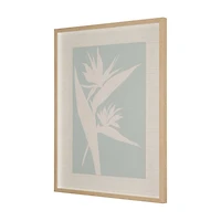 Verdant Silhouettes Framed Artwork Matted under Glass
