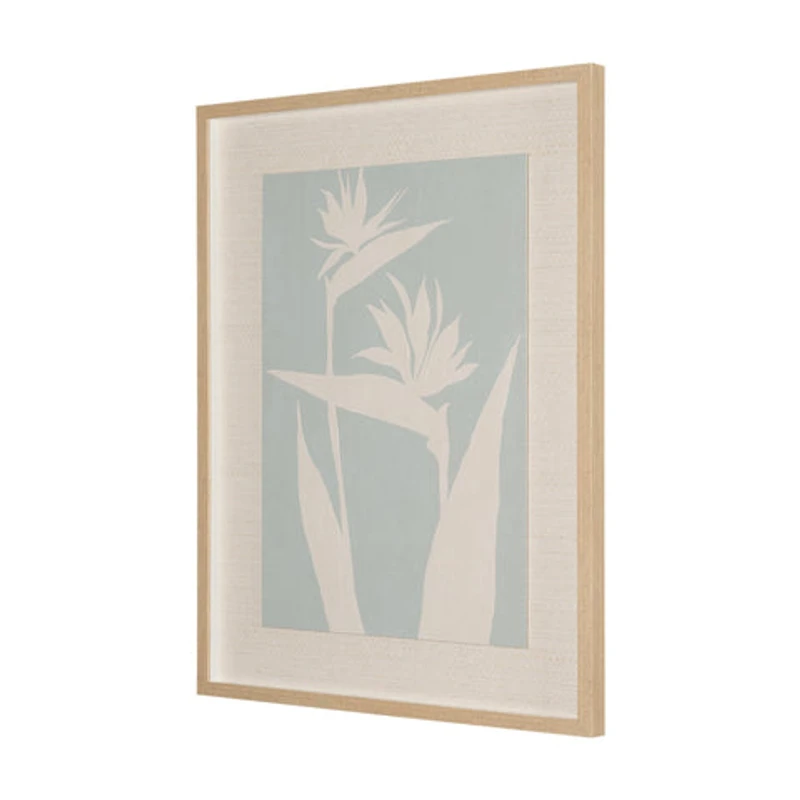 Verdant Silhouettes Framed Artwork Matted under Glass
