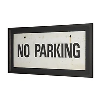 No Parking Framed Artwork