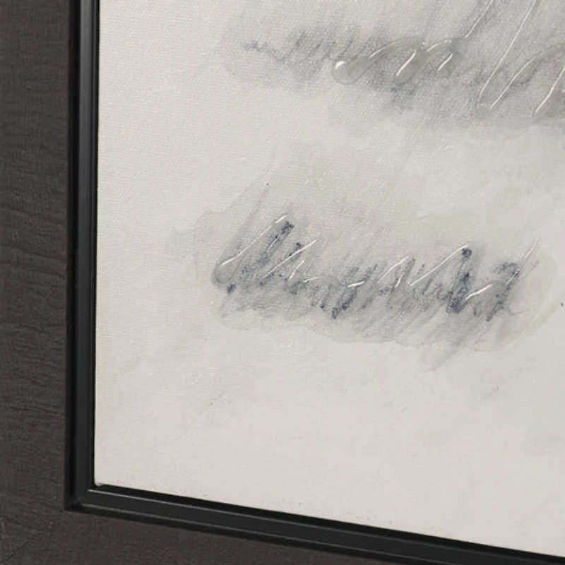 Message Hand Embelished Textured Framed Canvas Artwork