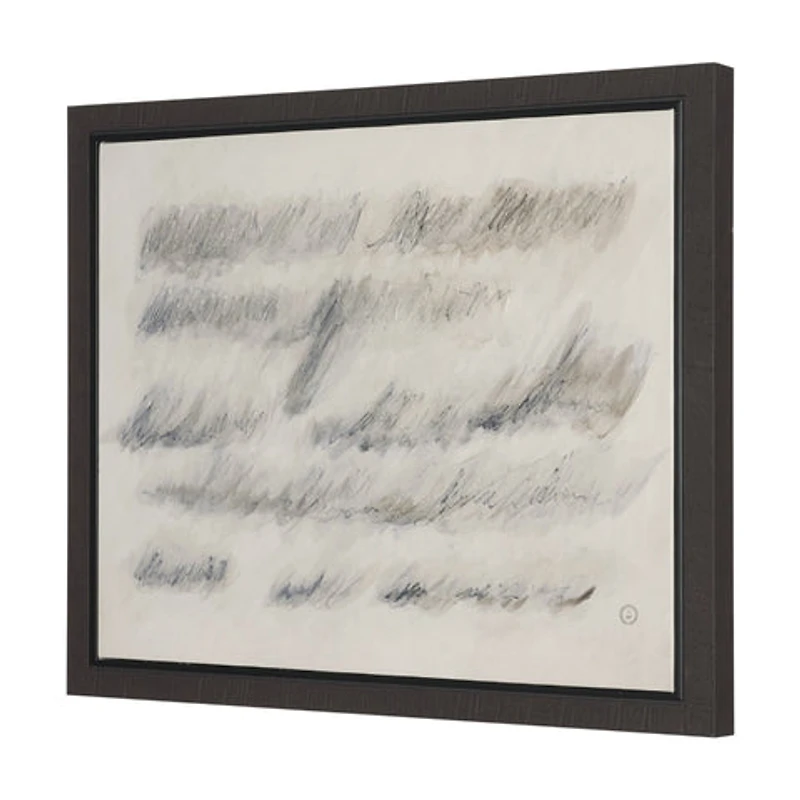 Message Hand Embelished Textured Framed Canvas Artwork