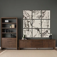 Sculptured Chaos Textured Framed Artwork