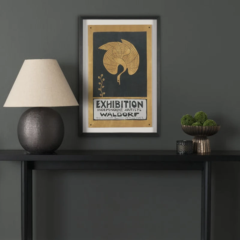 Ephemera Exhibition Text Frame Artwork