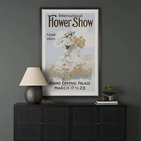 Ephemera Flower Show Text Frame Artwork