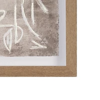 Obscure Framed Artwork Matted under Glass