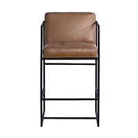 Stamford 36" Brown Leather Seat Counter Stool