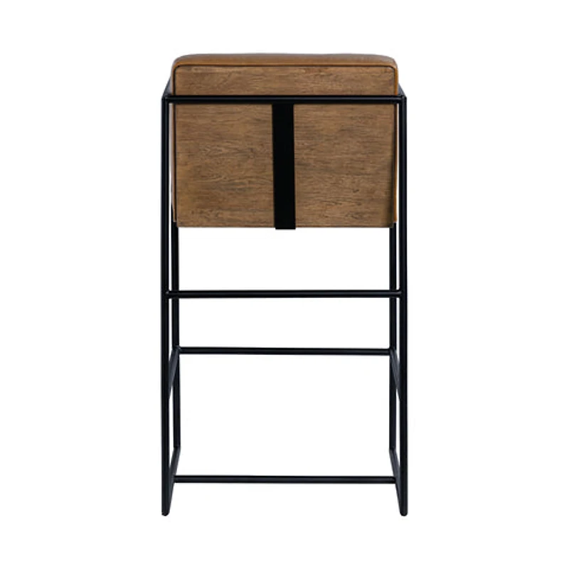 Stamford 36" Brown Leather Seat Counter Stool