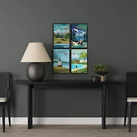 Alaska Go USA by Mercana Studio Decograph Framed Art Print