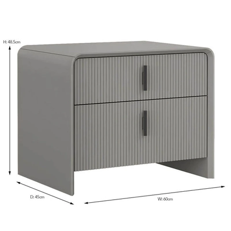 Yulie Nightstand - White - Greater Vancouver Furniture