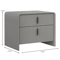 Yulie Nightstand - White - Greater Vancouver Furniture