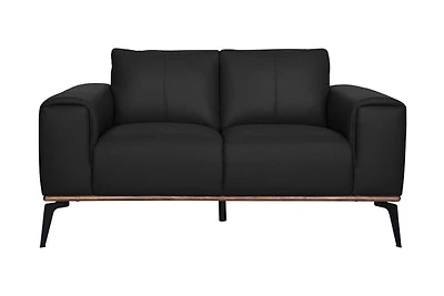 Pietro Genuine Leather Loveseat