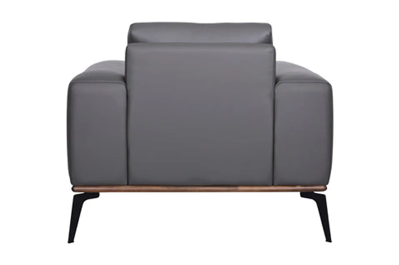 Pietro Genuine Leather Accent Chair