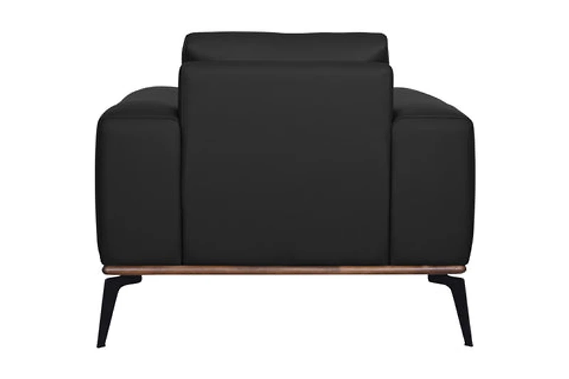 Pietro Genuine Leather Accent Chair