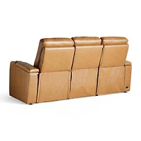 Creston Genuine Leather 3-Seater Power Recliner Sofa with USB & Wirele