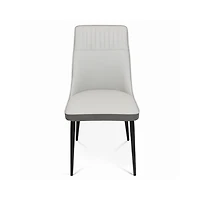 Harmen Two Tone Dining Chair - Faux Leather