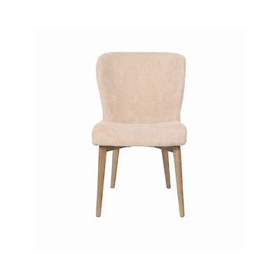 Zerwyn Dining Chair - Champagne Chenille
