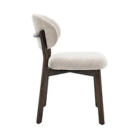Milena Dining Chair – Upholstered Seat with Oak Wood Frame