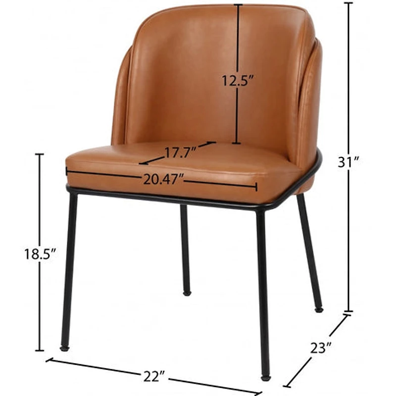 Angelo Faux Leather Dining Chair