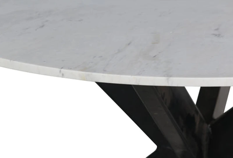 FLOOR MODEL Spider Leg Marble Top Dining Table