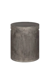 Terranova Round Side Table With Handle - Dark Grey