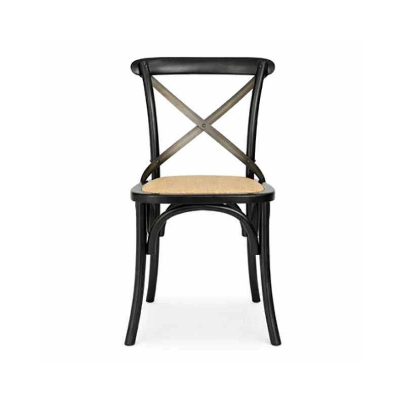 Wynric Back Chair w/ Rattan Seat