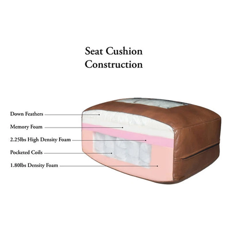 Nolan Genuine Leather Accent Chair