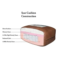 Nolan Genuine Leather Accent Chair