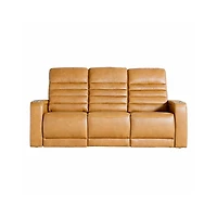 Creston Genuine Leather 3-Seater Power Recliner Sofa with Power Headre