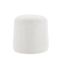Audo Stool - White Boucle