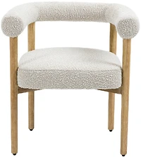CIRCULETTE DINING CHAIR- CREAM