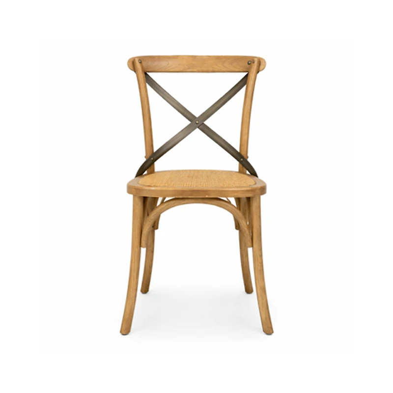 Wynric Back Chair w/ Rattan Seat