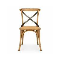 Wynric Back Chair w/ Rattan Seat