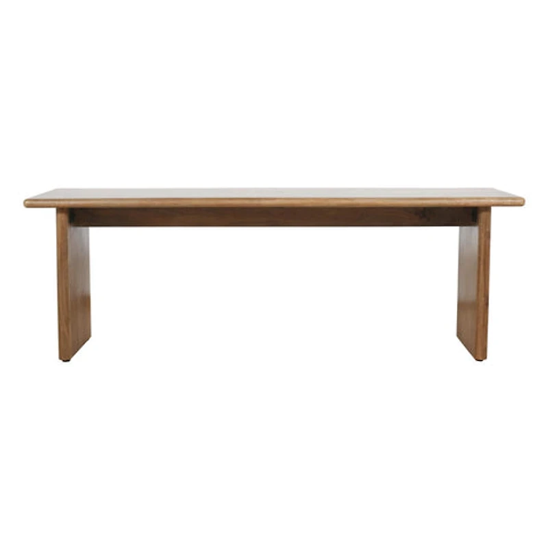 Burke Solid Wood Slab Bench