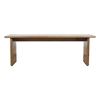 Burke Solid Wood Slab Bench