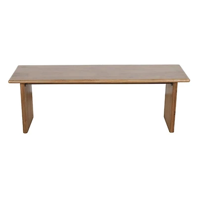 Burke Solid Wood Slab Bench
