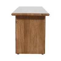 Burke Solid Wood Slab Bench