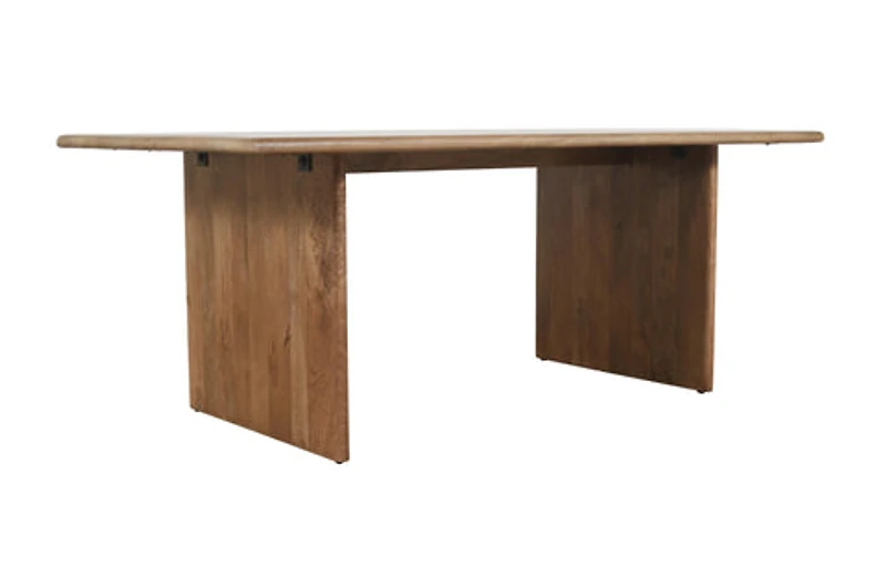 Burke Solid Wood Slab Dining Table