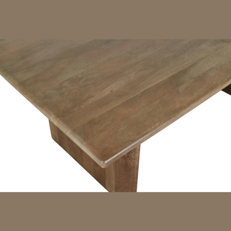 Burke Solid Wood Slab Dining Table