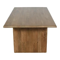 Burke Solid Wood Slab Dining Table