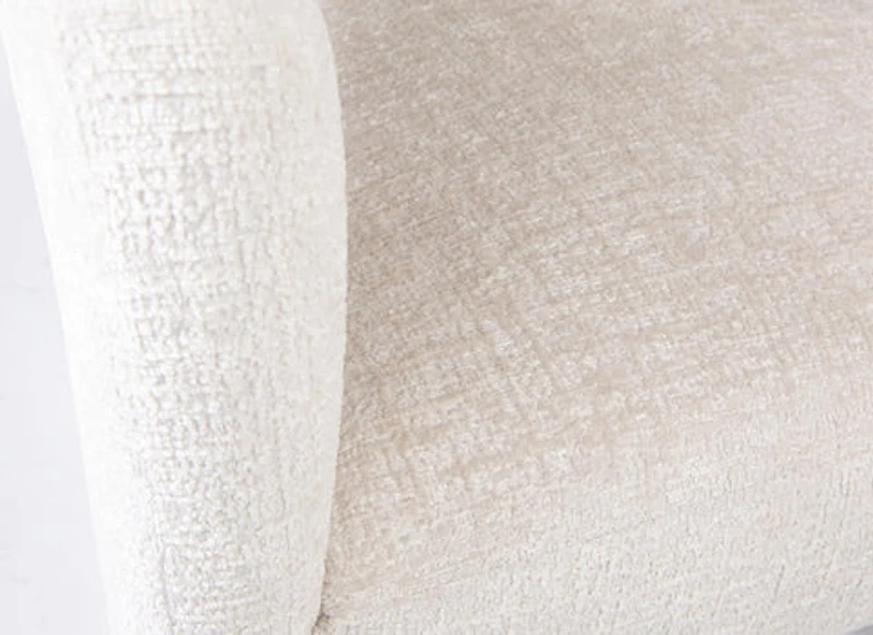 Gwen Open-Back Upholstered Chair - Natural