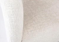 Gwen Open-Back Upholstered Chair - Natural