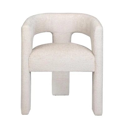Gwen Open-Back Upholstered Chair - Natural
