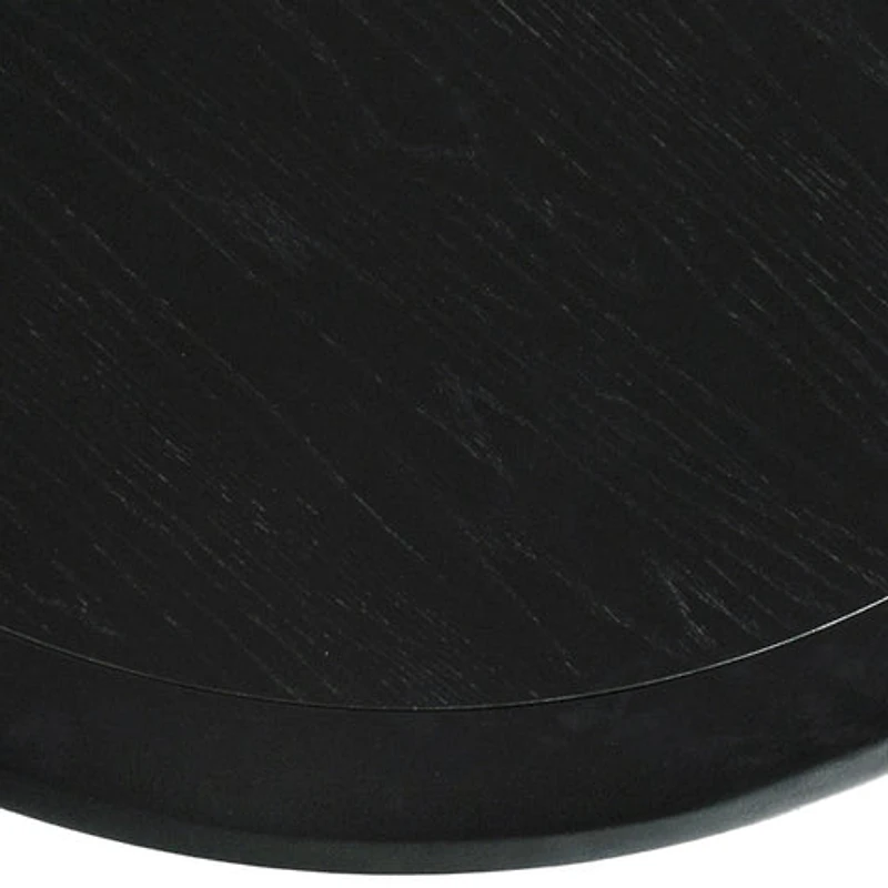 Nash 50" Round Dining Table Black