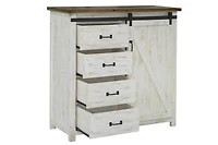 Lazrin 4 Drawer Chest With 1 Door