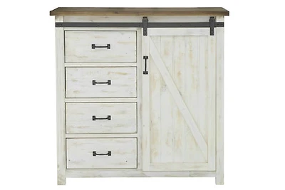 Lazrin 4 Drawer Chest With 1 Door