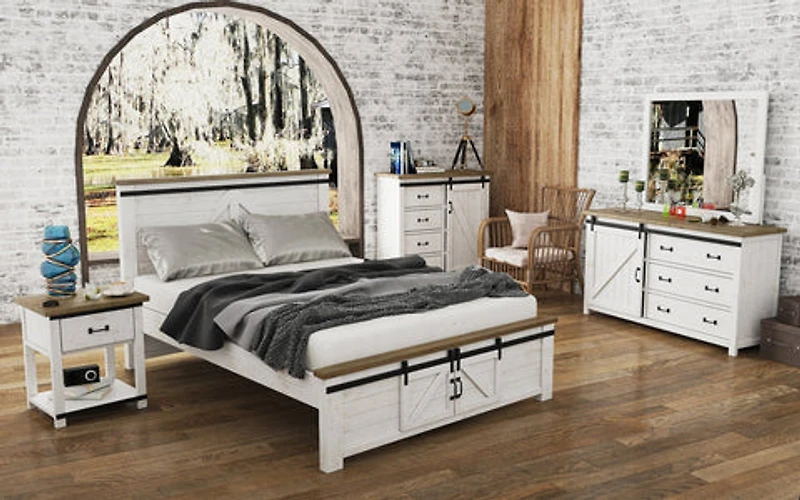 Lazrin 4 Drawer Chest With 1 Door