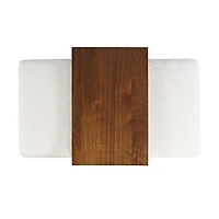 Hudson Sliding Ottoman w Caster Wheels and Table Top