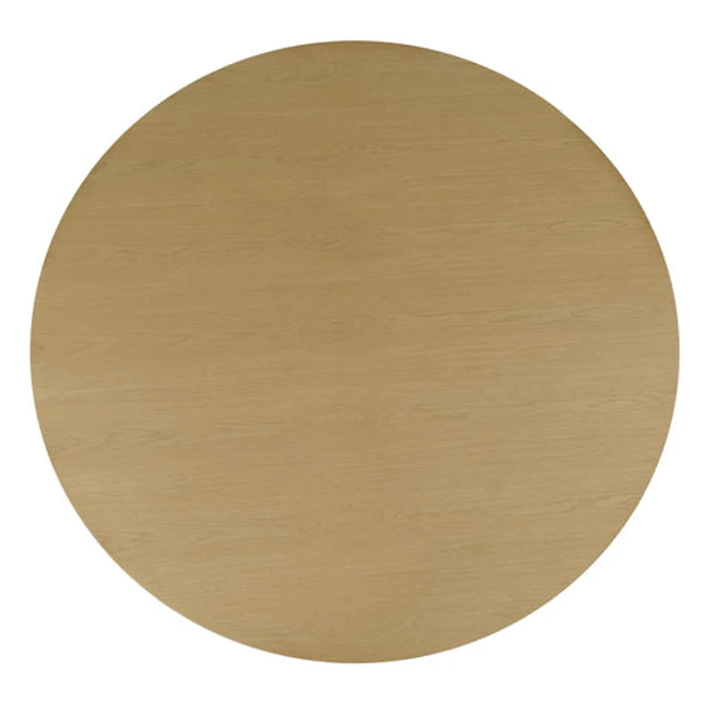Auden 60" Round Dining Table – Natural Finish