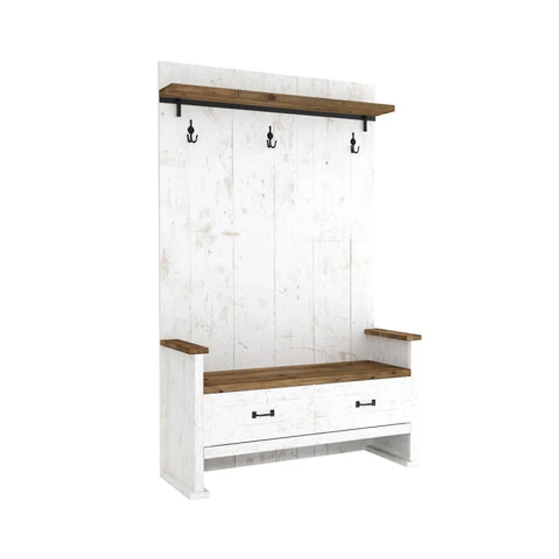 Lazrin Hall Bench 2 Drawer
