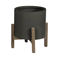 Zerith Round Standing Pot Stone